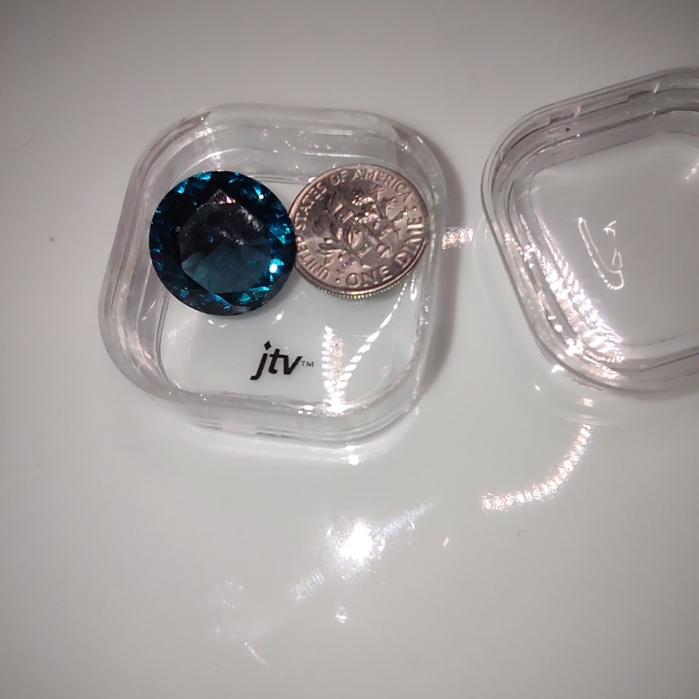 Loose gems blue 17mm JTV - Picture 2 of 6